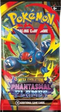 Купити Pokémon TCG: Mega Evolution - Phantasmal Flames Booster