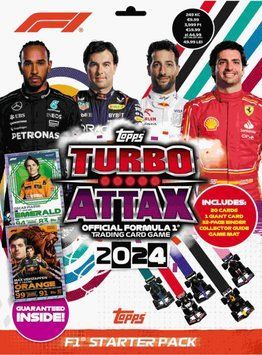 F1 Starter Pack Turbo Attax 2024 Card Album 5053307070981 фото