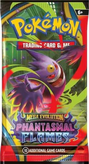 Купити Pokémon TCG: Mega Evolution - Phantasmal Flames Booster