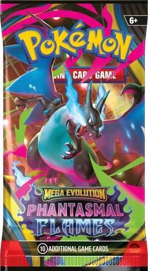 Купити Pokémon TCG: Mega Evolution - Phantasmal Flames Booster