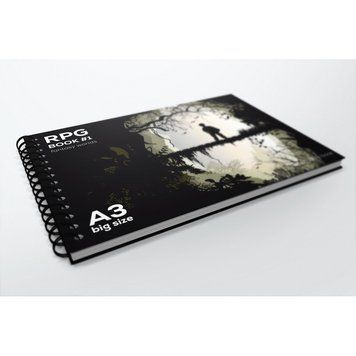 Книга RPG - Fantasy Worlds - формат A3, килимки, Playmat 3275797 фото
