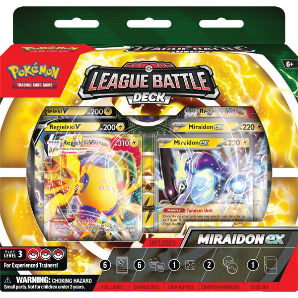 Pokémon TCG: League Battle Deck Miraidon ex & Regieleki VMAX 1701531 фото