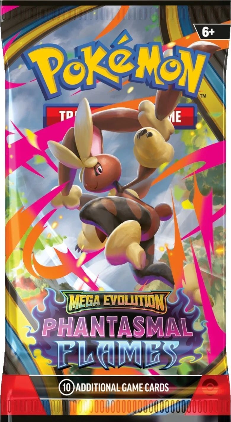 Купити Pokémon TCG: Mega Evolution - Phantasmal Flames Booster