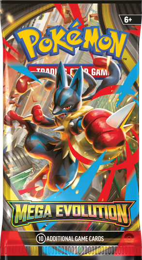 Купить Pokémon TCG: Mega Evolution Booster Pack (10 карт