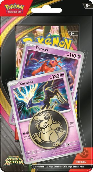 Pok&eacute;mon TCG: Mega Evolution - Delta Reign Checklane Blister  Pok&eacute;mon TCG: Mega Evolution - Delta Reign Checklane Blister фото