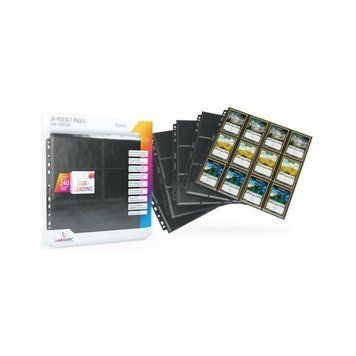 Gamegenic: 24-Pocket Sideloading Pages 10 pcs pack Black 3308777 фото