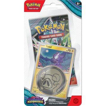 Pokémon TCG: Twilight Masquerade - Checklane Blister Toxel 1550019 фото