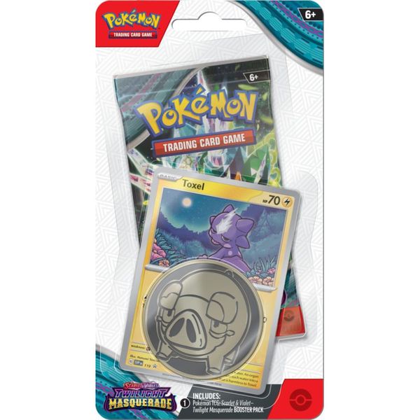 Pokémon TCG: Twilight Masquerade - Checklane Blister Toxel 1550019 фото