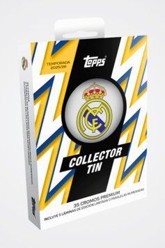 Real Madrid 2025|26 Topps Football Cards Tin 5053307076846 фото