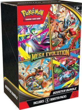 Pok&eacute;mon TCG: Mega Evolution Booster Bundle (6 бустерів) megabund фото
