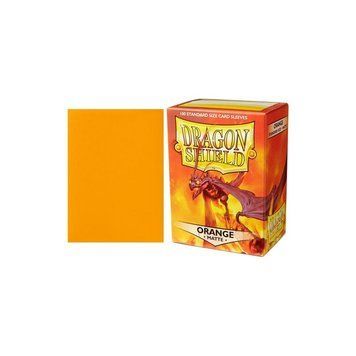 Стандартные рукава Dragon Shield &mdash; матовый оранжевый (100 рукавов) оранжевый 3328917 фото