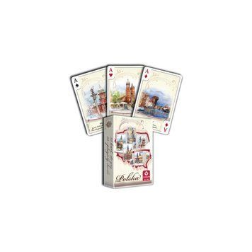 Картамунди: Карты-бриджи 2х55 карт - Польша акварель 1646520 фото