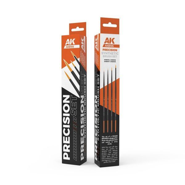 AK Interactive Precision Brushes Set 1550711 фото