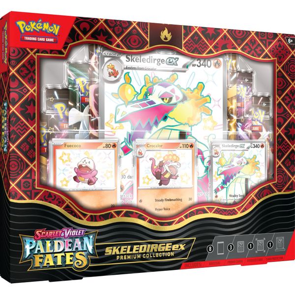 Pokemon TCG: Paldean Fates - Premium Collection Skeredirge ex 1403045 фото