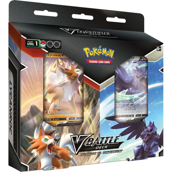 Pokémon TCG: V Battle Deck Battle Deck Bundle - Lycanroc V vs Corviknight V 6198791 фото