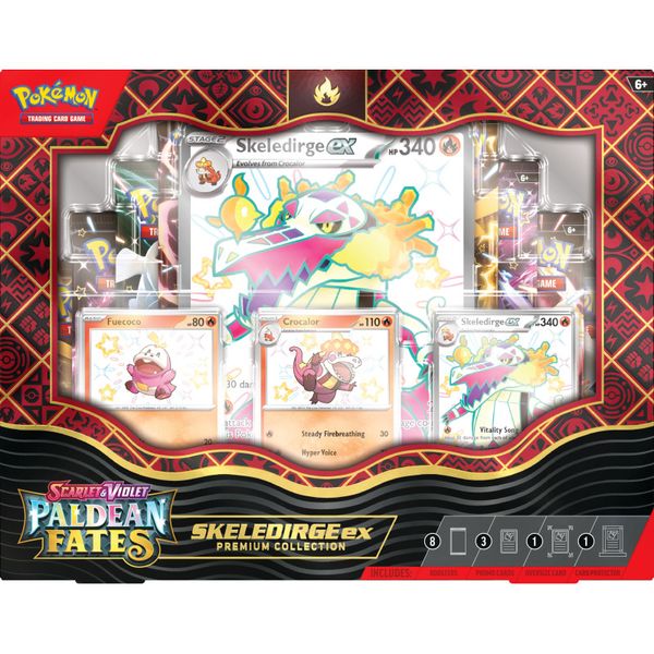 Pokemon TCG: Paldean Fates - Premium Collection Skeredirge ex 1403045 фото