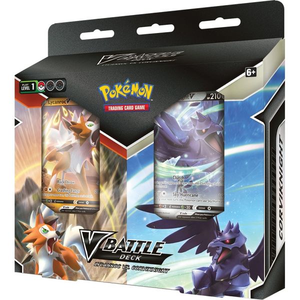 Pokémon TCG: V Battle Deck Battle Deck Bundle - Lycanroc V vs Corviknight V 6198791 фото