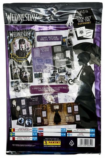 Wednesday Sticker Album Series 1 Panini 8051708006599 фото