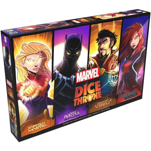 Dice Throne Marvel: Box 2 (Чорна Пантера, Капітан Марвел, Доктор Стрендж, Чорна Вдова) 1468108 фото