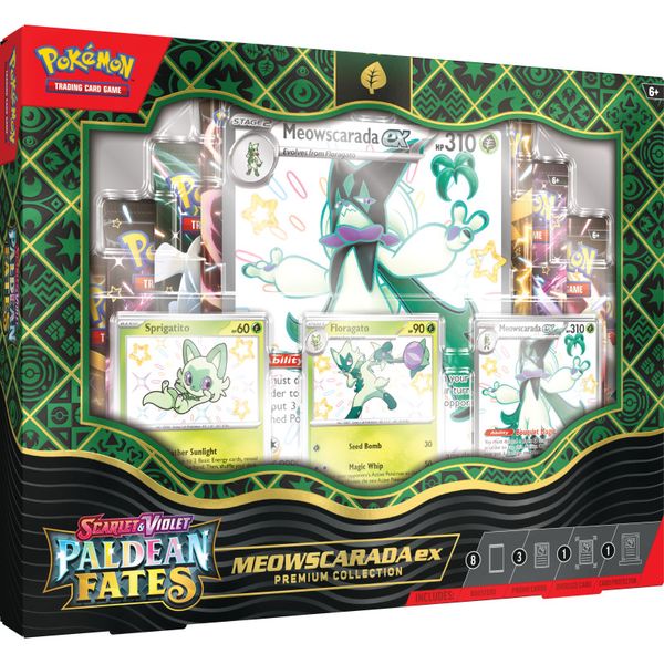 Pokemon TCG: Paldean Fates - Premium Collection Meowscarada ex 3212819 фото