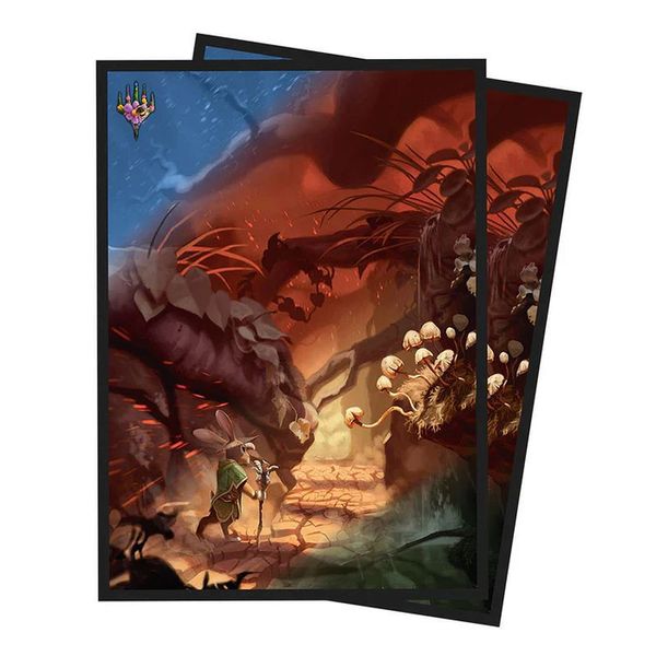 UP - Bloomburrow 100ct Deck Protector Sleeves Green для Magic: The Gathering (100 рукавів) 2194871 фото