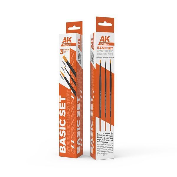 AK Interactive Basic Brushes Set 1011563 фото