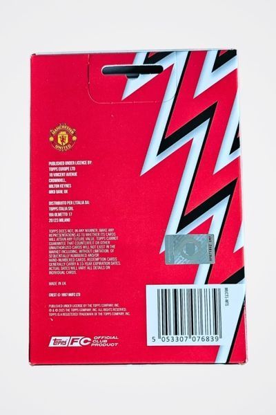 Manchester United 2025|26 Topps Football Cards Tin 5053307076839 фото