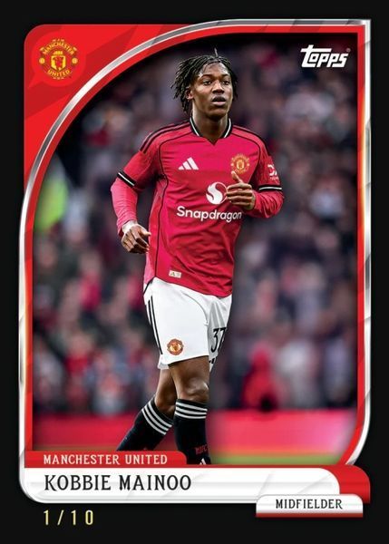 Manchester United 2025|26 Topps Football Cards Tin 5053307076839 фото