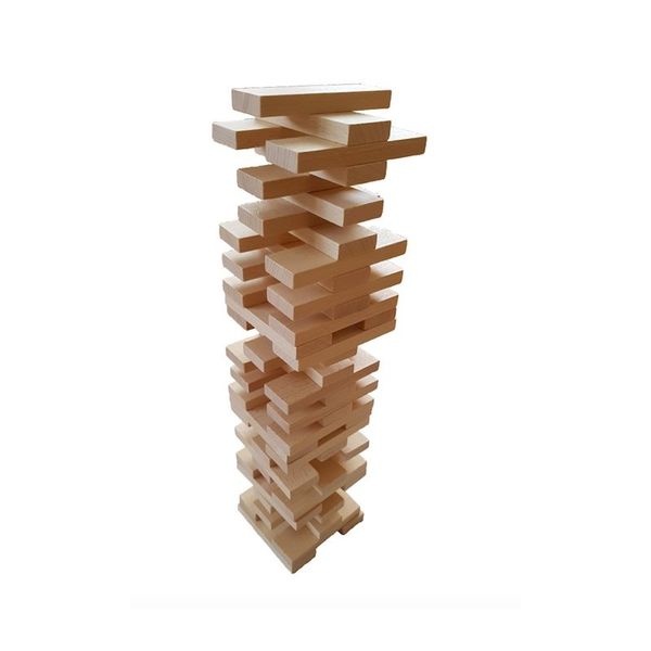 Jenga XL (натуральне дерево), вежа натуральна 4049985 фото