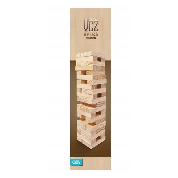 Jenga XL (натуральне дерево), вежа натуральна 4049985 фото