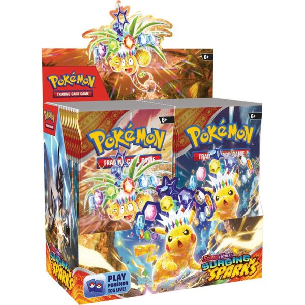 Pokémon TCG: Scarlet & Violet - Surging Sparks - Booster Box (36) 7706167 фото