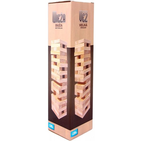 Jenga XL (натуральне дерево), вежа натуральна 4049985 фото