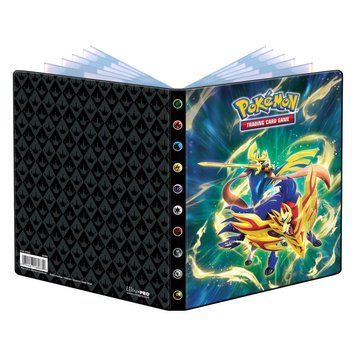 Ultra Pro: Pok&eacute;mon 4-Pocket Portfolio 4PKT &mdash; Коронованный меч Зациан и Коронованный щит Замазента SWSH 12.5 (альбом) 3322171 фото