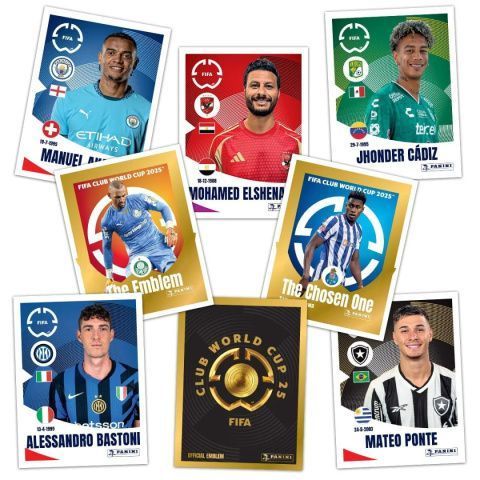BOX sachets 50 pcs. FIFA Club World Cup 2025 Panini stickers 8051708025071 фото