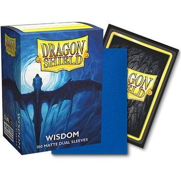 Стандартные матовые двойные рукава Dragon Shield &mdash; мудрость (100 рукавов) 1596354 фото