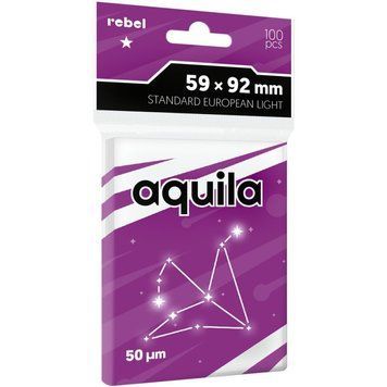 Rebel Light Aquila Card Sleeves (59x92 mm), 100 pieces 2746753 фото