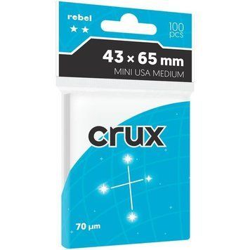 Rebel Card Sleeves (43x65 mm) Crux Medium, 100 pcs 1290652 фото