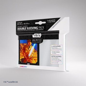 Gamegenic - Star Wars: Unlimited Art Sleeves Double Sleeving Pack - Luke Skywalker 1097838 фото