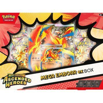 Pokemon TCG: Mega Evolution 2.5 - Ascended Heroes - Mega Emboar ex Box 1582007 фото