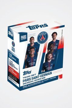 PSG Team Set 2025|26 Topps Football Cards 5053307077096 фото