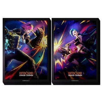 Riftbound: League of Legends TCG - Vendetta Art Sleeves Vi vs Jinx 2212458 фото