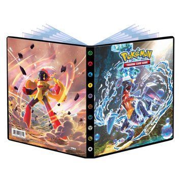 Ultra Pro: Pok&eacute;mon 4-Pocket Portfolio 4PKT &mdash; Scarlet & Violet Paradox Rift SV04 Gardevoir and Salamence (альбом) 4680007 фото