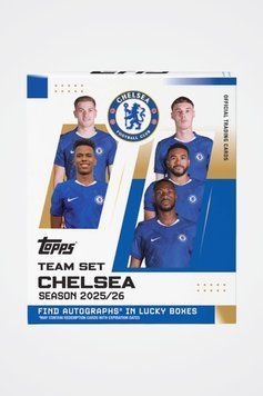Chelsea Team Set 2025|26 Topps Football Cards 5053307077089 фото