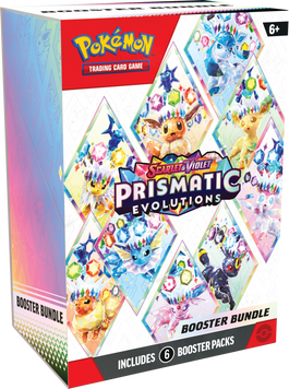 Pokemon Tcg Prismatic Evolutions Bundle 6x Booster binder pris фото