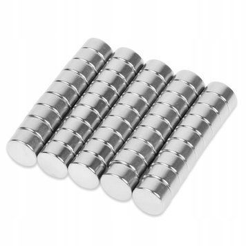 Neodymium cylinder magnet 5x3 N38 10pcs 2715722 фото