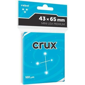 Rebel Card Sleeves (43x65 mm) Crux Premium, 100 pcs 1631800 фото
