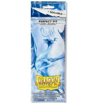 Dragon Shield Standard Perfect Fit Sealable Sleeves - Clear (100 Sleeves) 3068636 фото
