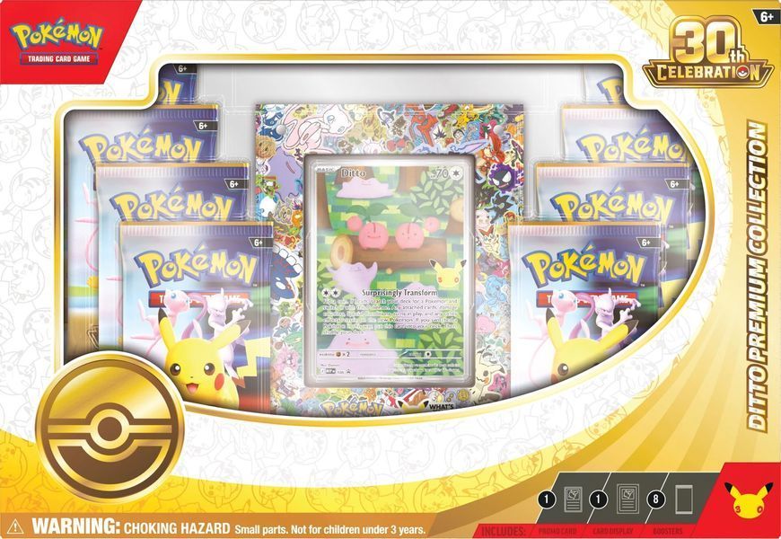 Pok&eacute;mon TCG: 30th Celebration Ditto Premium Collection 921032390309-1211 фото