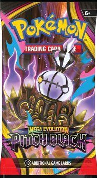 Pok&eacute;mon TCG: Mega Evolution - Pitch Black Booster Pack booster pitch фото