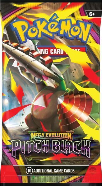 Pok&eacute;mon TCG: Mega Evolution - Pitch Black Booster Pack booster pitch фото